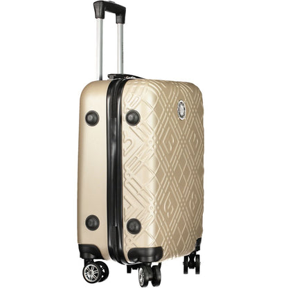 Laura Biagiotti Gold Polyethylene Luggage And Travel