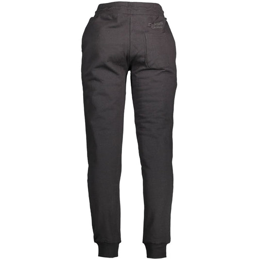 Cavalli Class Black Cotton Pant