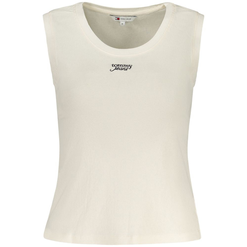 Tommy Hilfiger – Beiges Tanktop aus Baumwolle