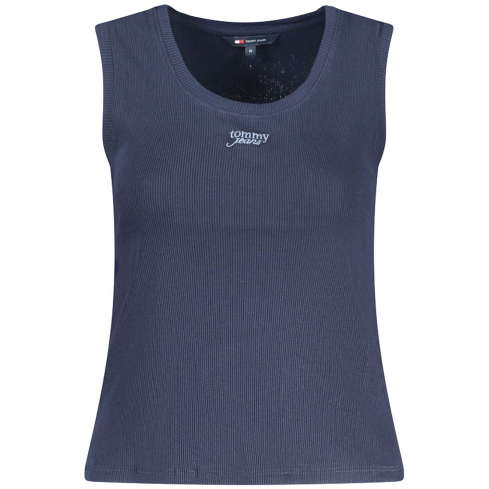 Tommy Hilfiger – Blaues Baumwoll-Tanktop