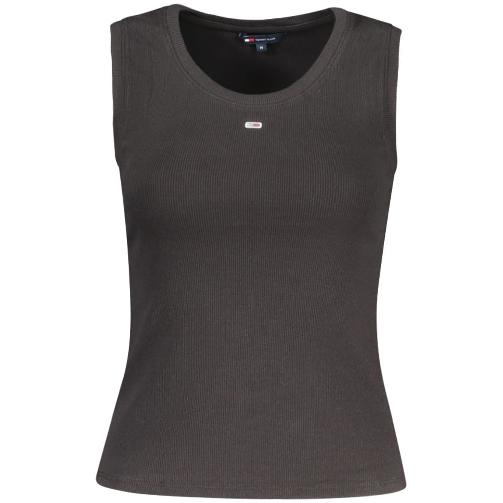 Tommy Hilfiger – Schwarzes Baumwoll-Tanktop