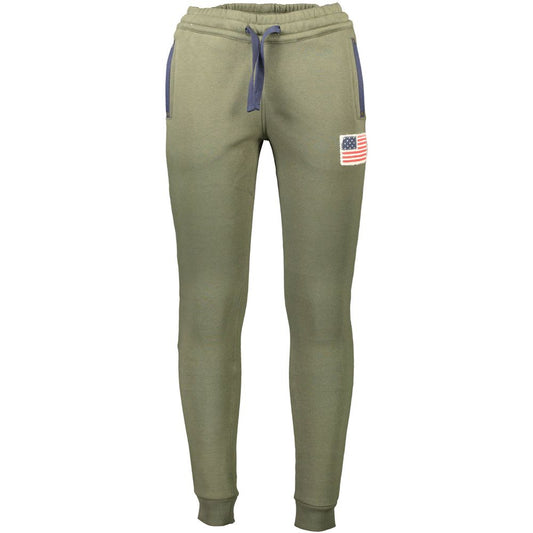 US POLO ASSN. Grüne Baumwollhose