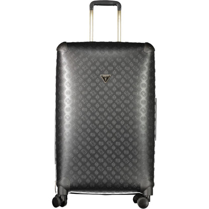 Guess Jeans Black Polyethylene Luggage And Travel