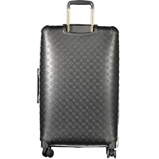 Guess Jeans Black Polyethylene Luggage And Travel