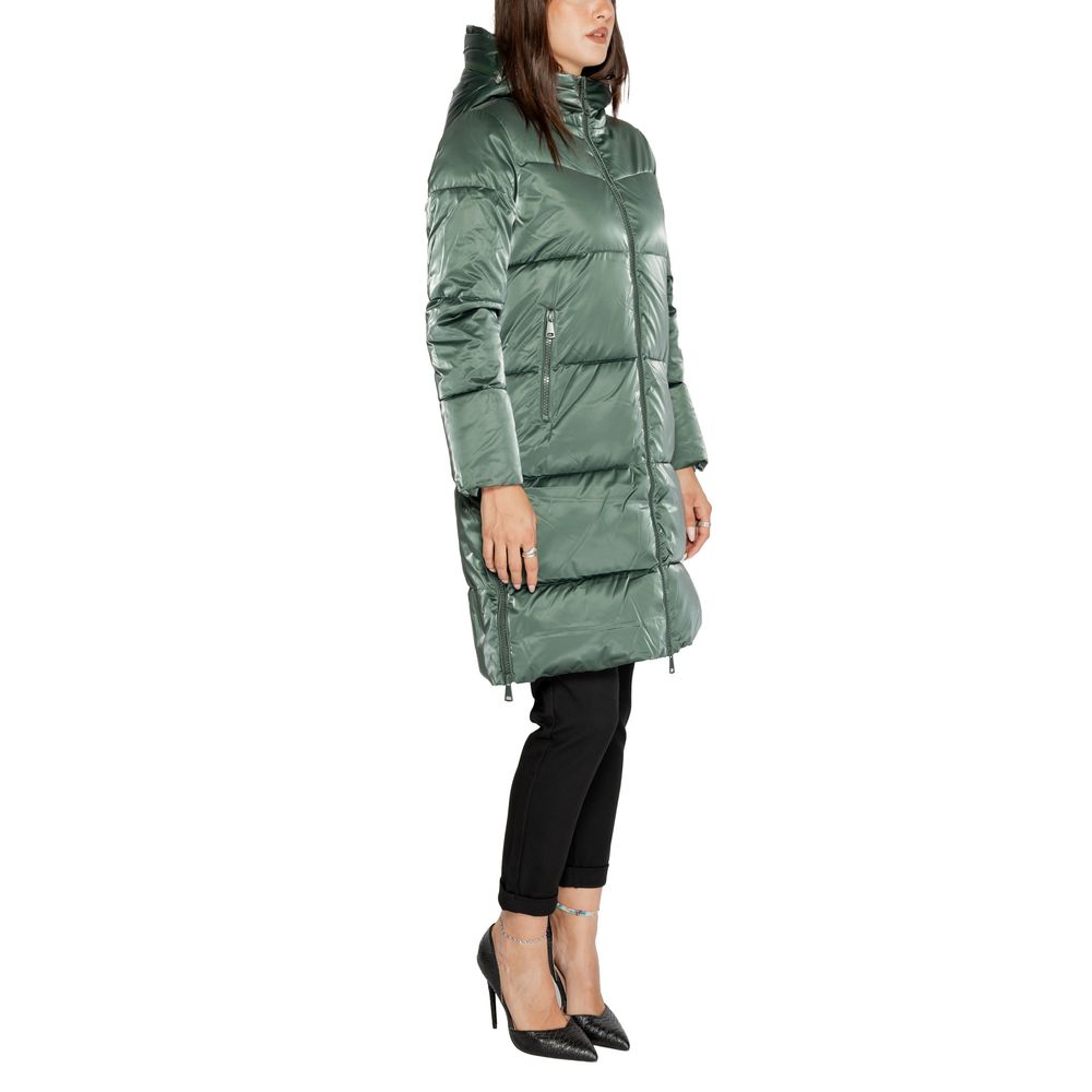 Cleré Green Polyester Jackets & Coat