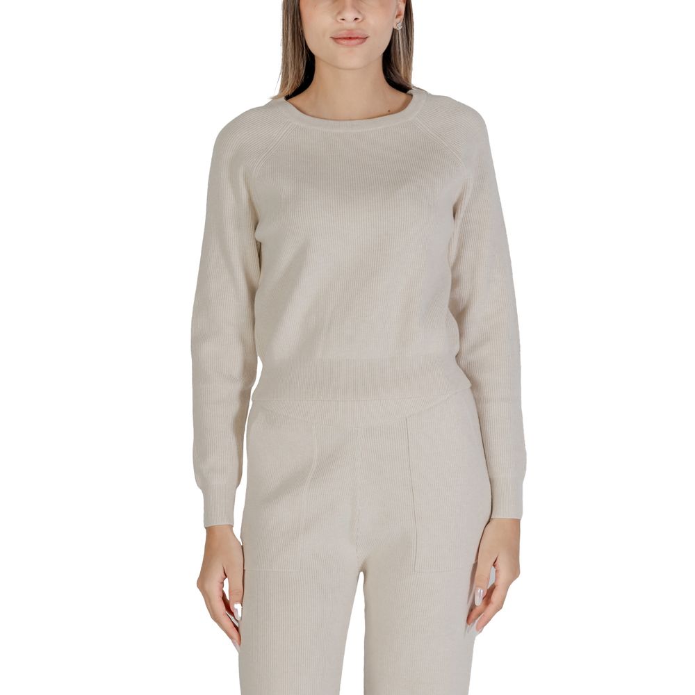 Cleré Beige Viskosepullover