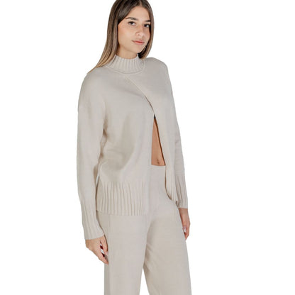 Cleré Beige Viscose Cardigan