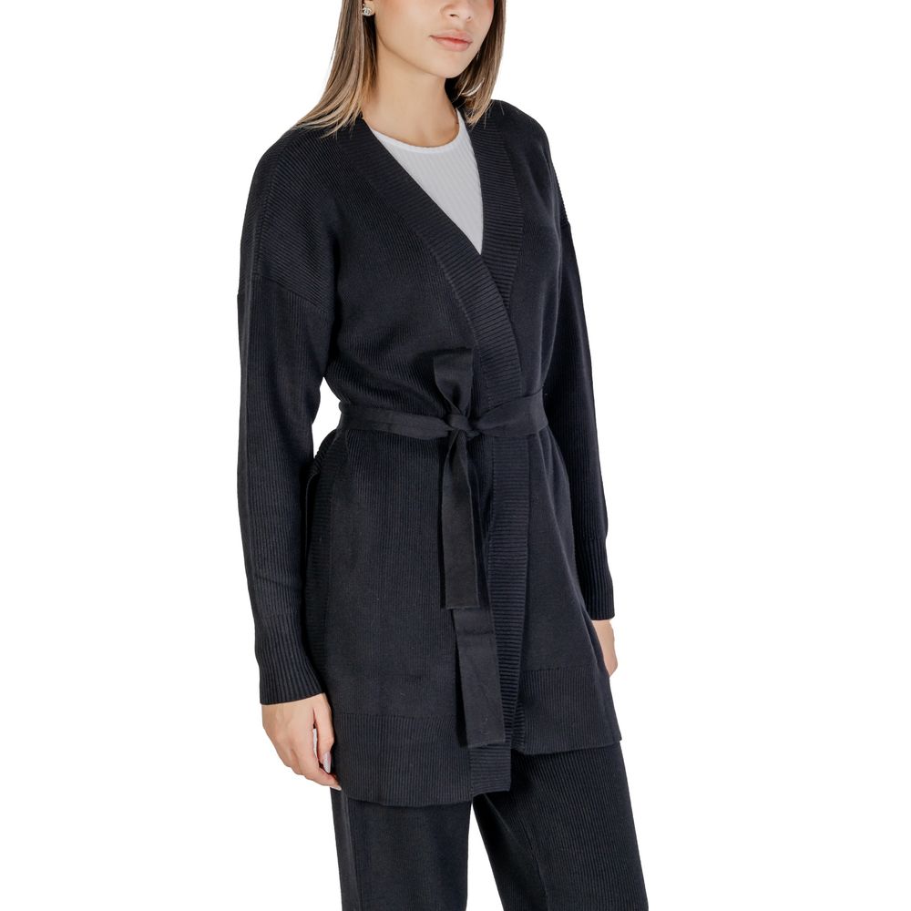 Cleré Black Viscose Cardigan