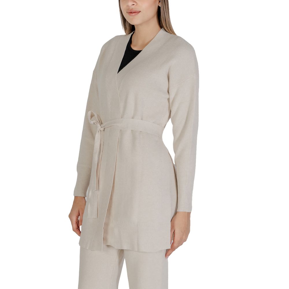 Cleré Beige Viskose-Cardigan