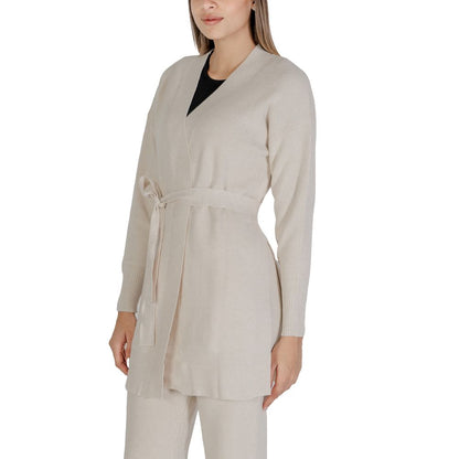 Cleré Beige Viskose-Cardigan