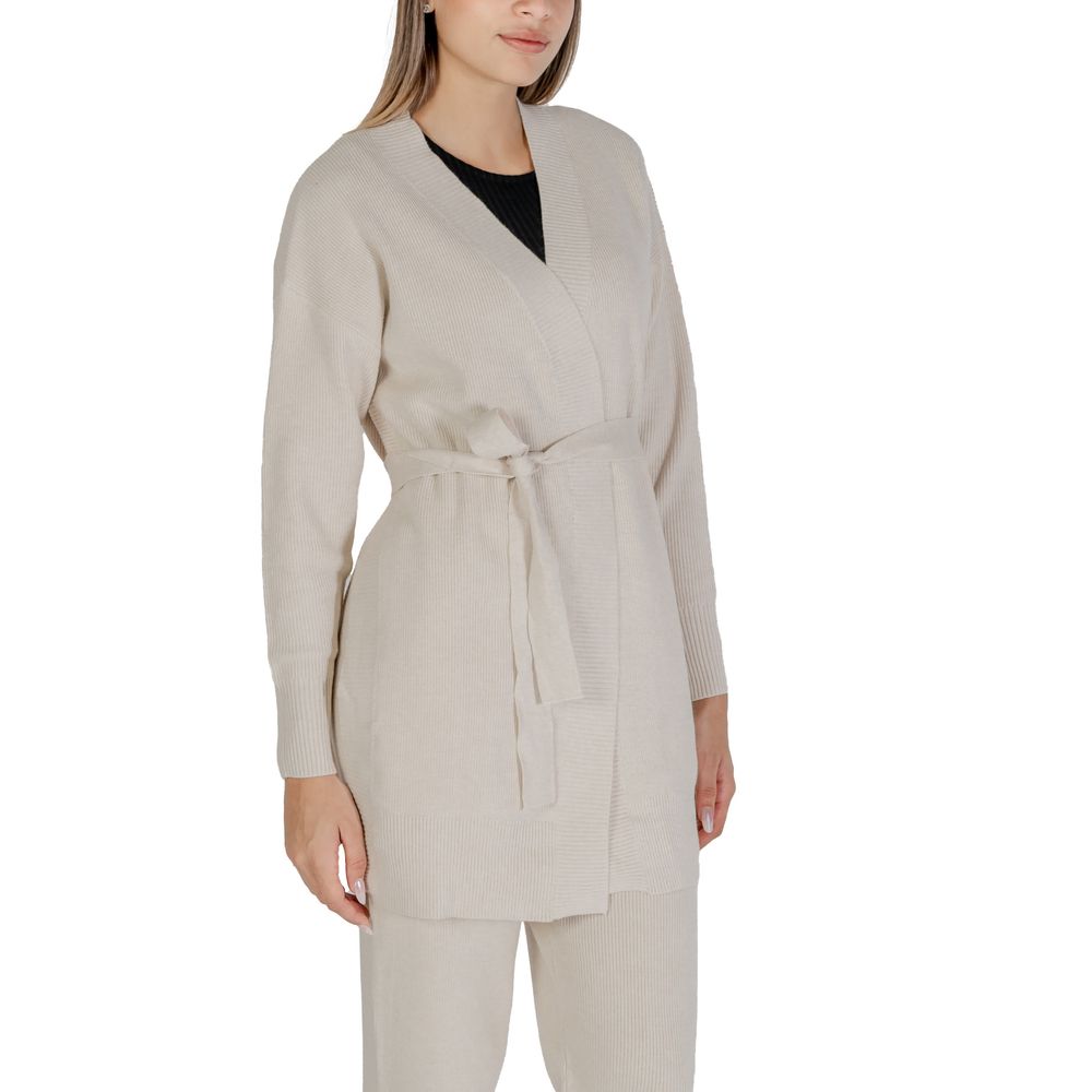 Cleré Beige Viskose-Cardigan