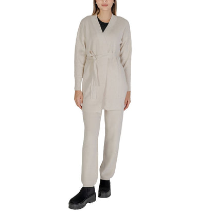 Cleré Beige Viskose-Cardigan