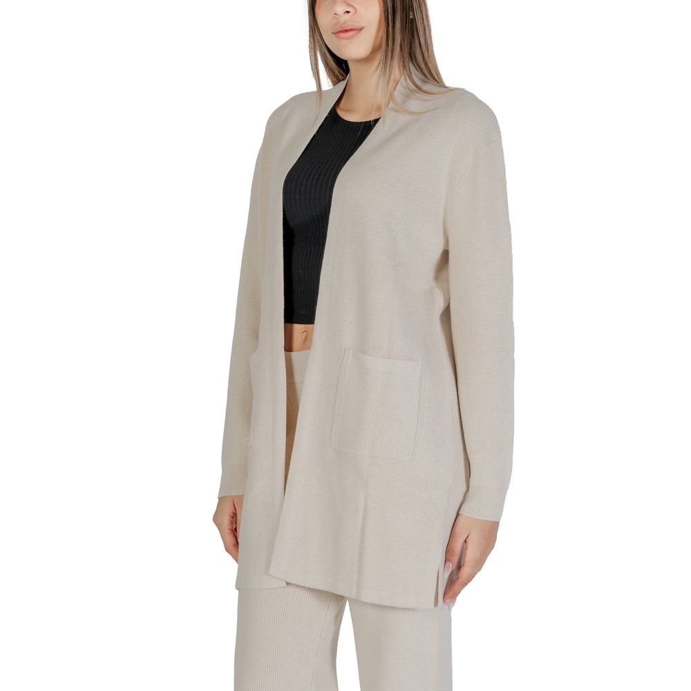 Cleré Beige Viskose-Cardigan