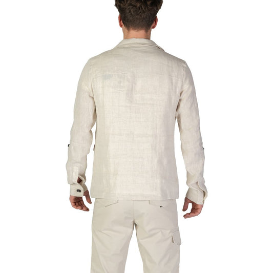 In My Hood Beige Linen Blazer