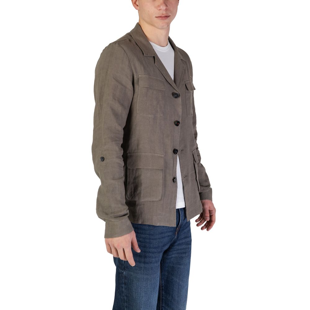 In My Hood – Grüner Leinenblazer