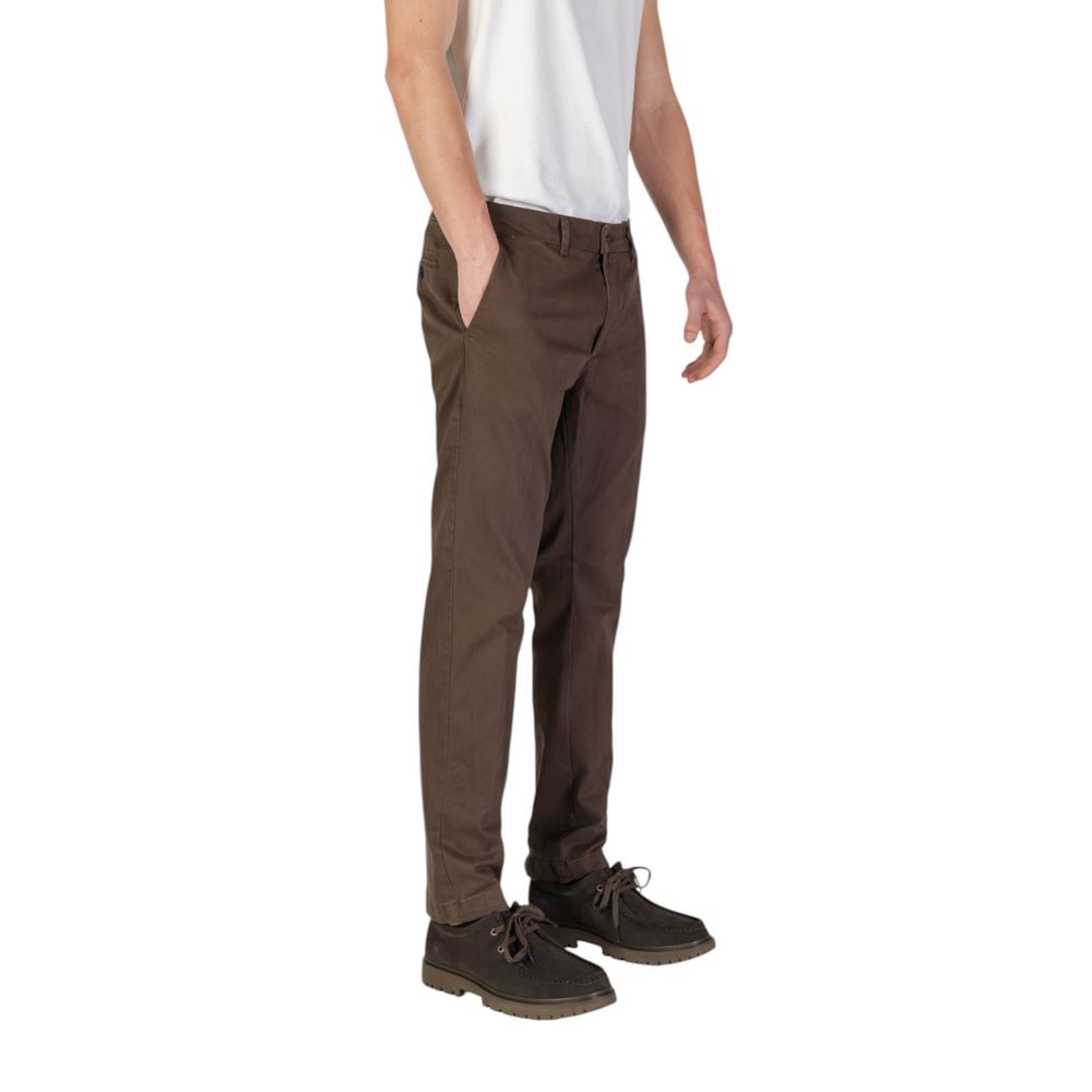Borghese Brown Cotton Skinny Pant