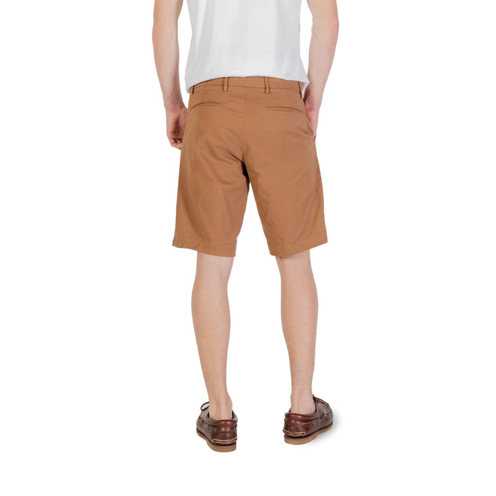 Borghese Beige Baumwoll-Bermudashorts