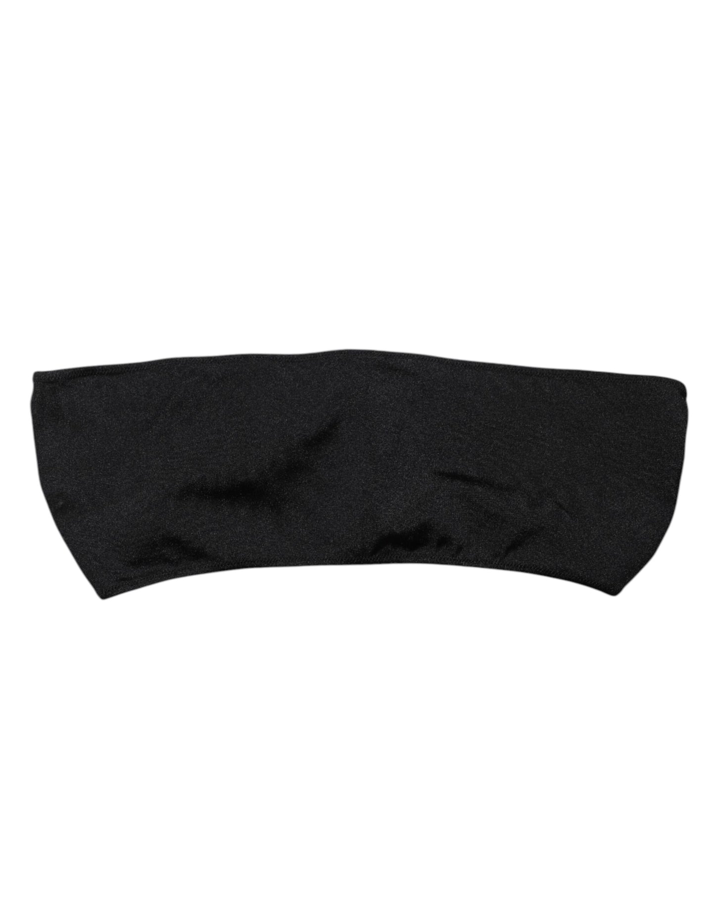 Dolce &amp; Gabbana – Trägerloses Bandeau-Tube-Top aus Nylonmischung in Schwarz