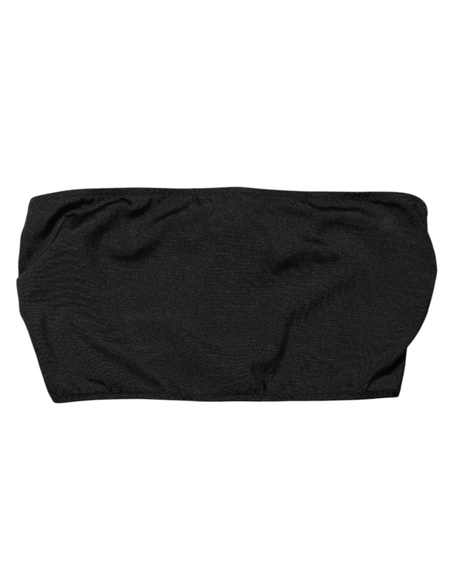 Dolce &amp; Gabbana – Trägerloses Bandeau-Tube-Top aus Nylonmischung in Schwarz