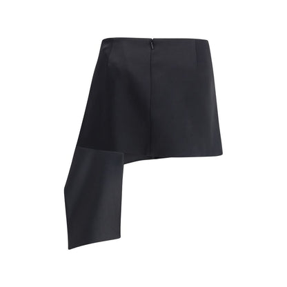 Courrèges Black Triacetate Mini Skirt