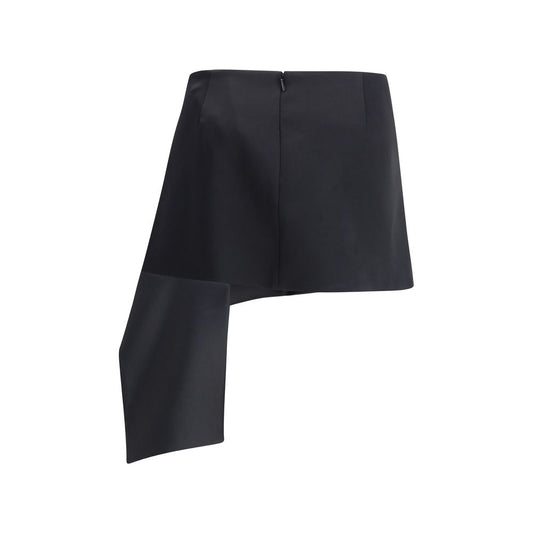 Courrèges Black Triacetate Mini Skirt