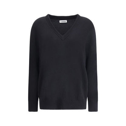 Jil Sander Black Wool Sweatshirt
