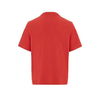 Rotes Baumwoll-T-Shirt von Maison Kitsuné