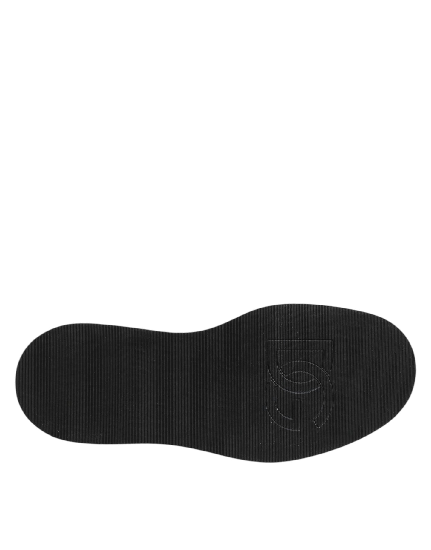 Dolce &amp; Gabbana Schwarze, wadenlange Stiefel mit Kristall-Strass