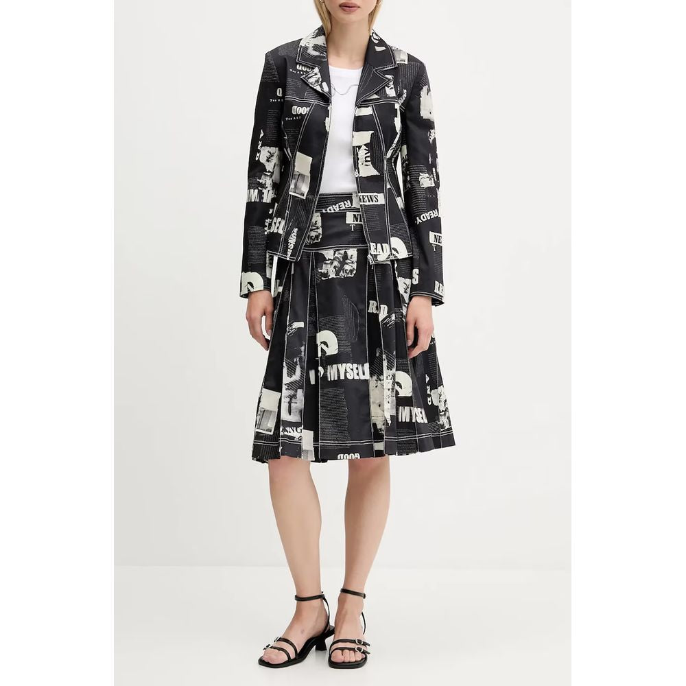 Desigual Schwarzer Baumwollrock