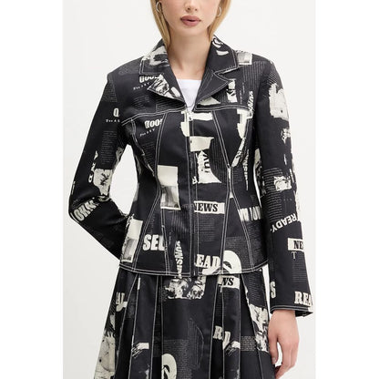 Desigual Schwarze Baumwolljacken und -mäntel