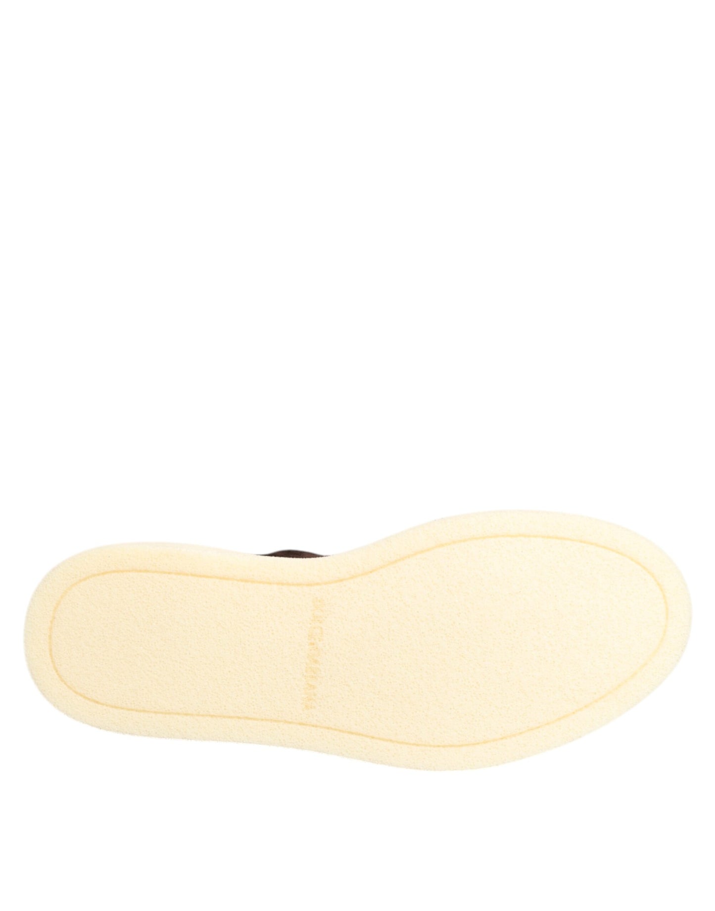 Dolce &amp; Gabbana – Kurze Stiefeletten aus Wildleder mit Schnürung in Braun