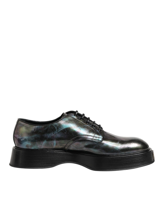 Dolce & Gabbana – Mehrfarbige formelle Derby-Schuhe aus Leder zum Schnüren für Herren