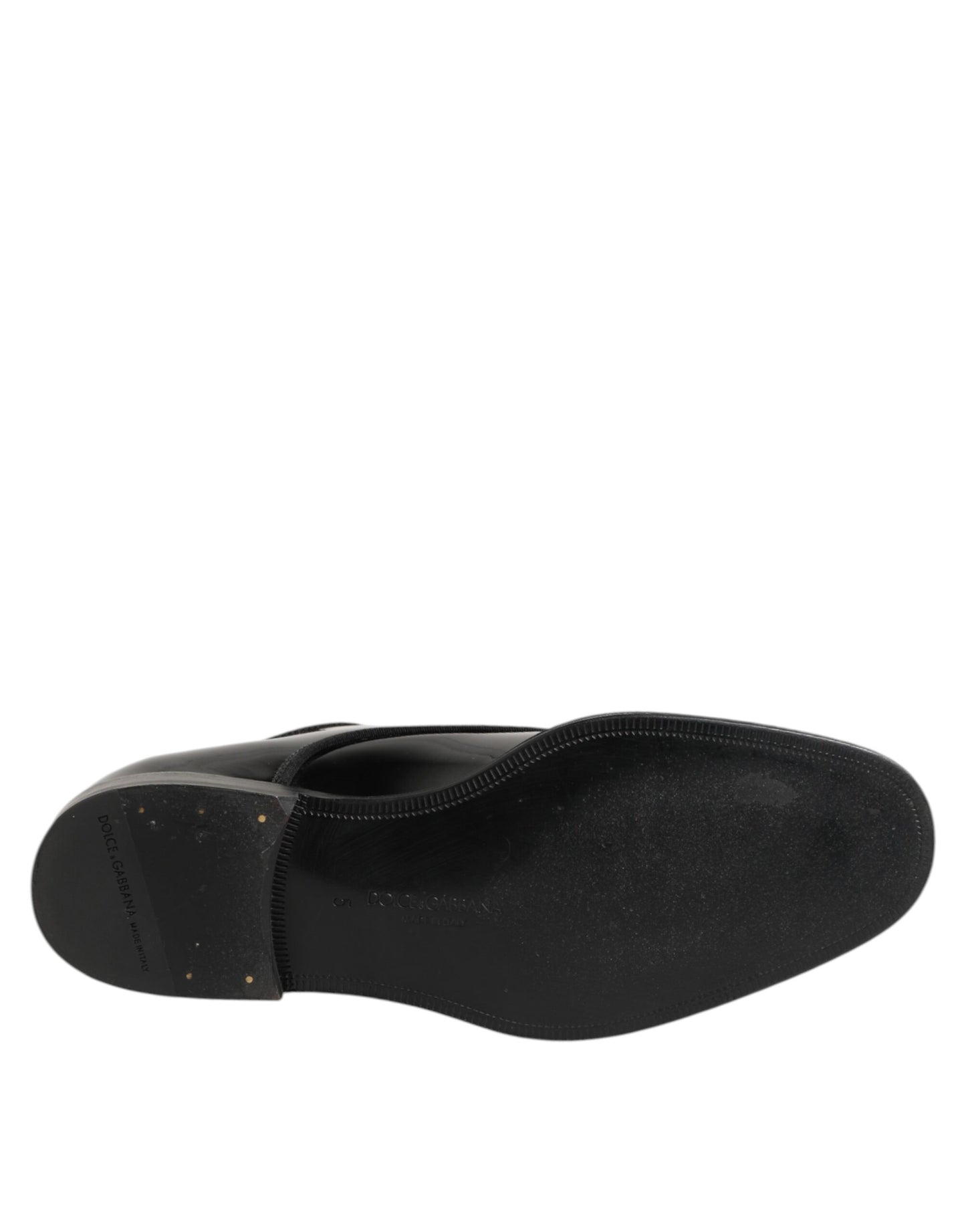 Dolce &amp; Gabbana – Derby-Schuhe aus schwarzem Leder mit Schnürung für formelle Anlässe