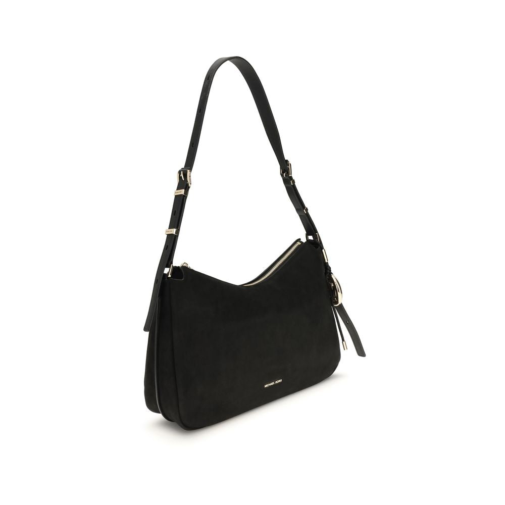 Michael Kors Brown Nubuc Leather Shoulder Bag