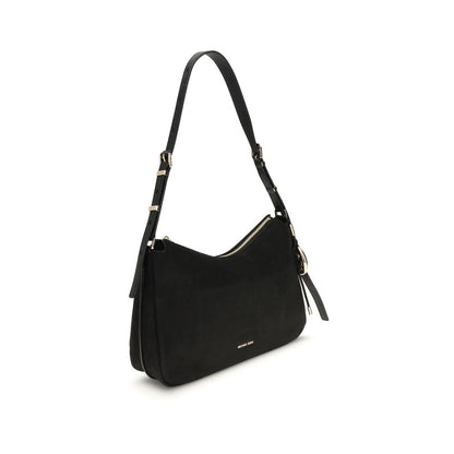 Michael Kors Brown Nubuc Leather Shoulder Bag
