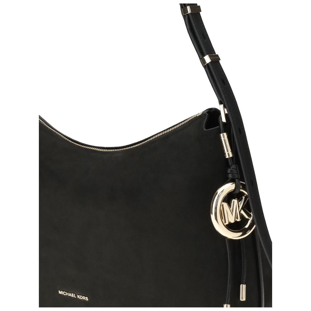 Michael Kors Brown Nubuc Leather Shoulder Bag