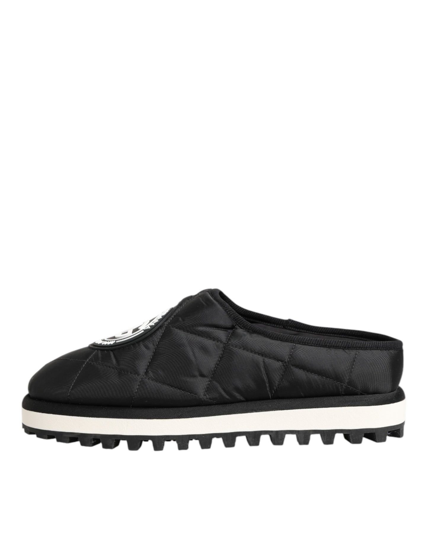 Dolce &amp; Gabbana – Schwarze Slip-On-Sneaker aus Nylon