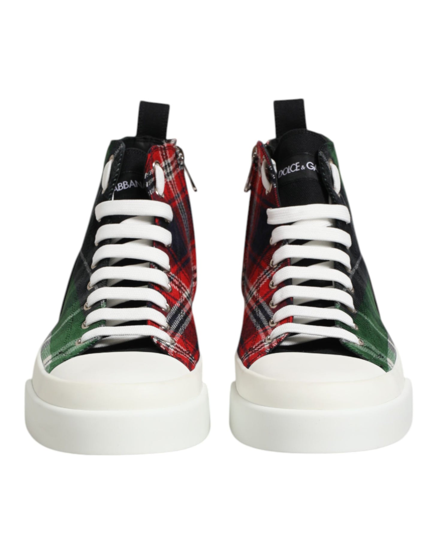 Dolce &amp; Gabbana Multicolor DG Logo Herren High Top Sneakers Schuhe