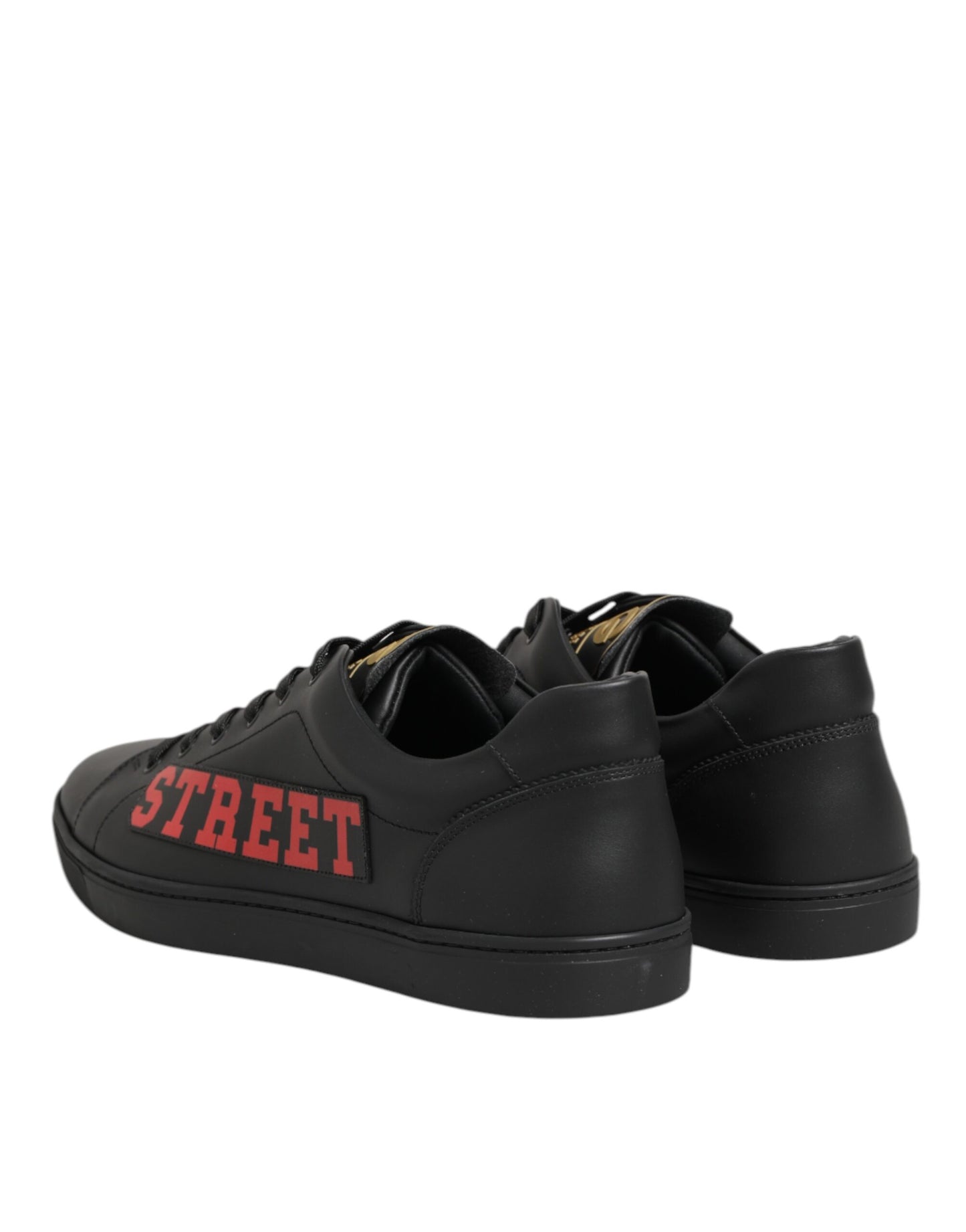 Dolce &amp; Gabbana Schwarz Street Life Low Top Herren Sneakers Schuhe