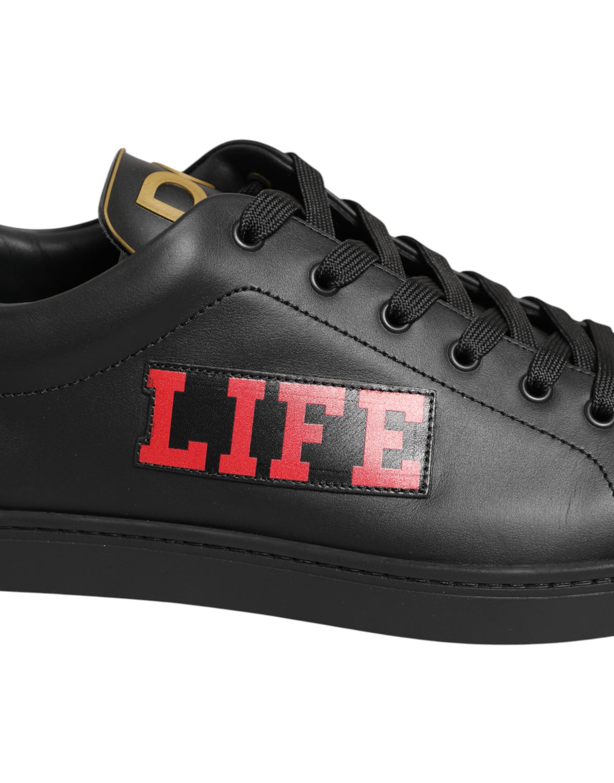 Dolce &amp; Gabbana Schwarz Street Life Low Top Herren Sneakers Schuhe