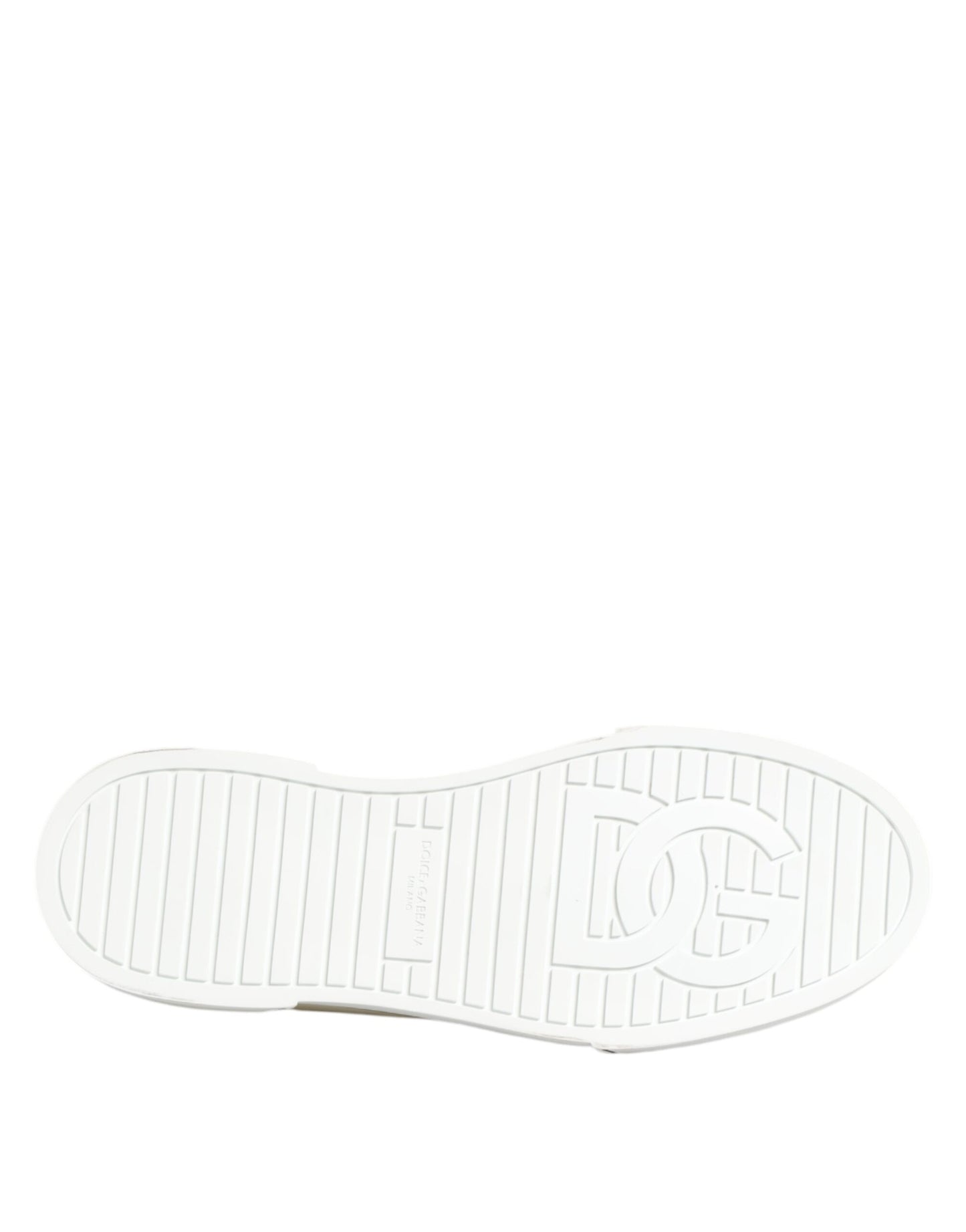 Dolce &amp; Gabbana Mehrfarbige Low-Top-Sneakers mit Logo aus Baumwolle