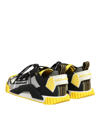 Dolce &amp; Gabbana Mehrfarbige Nylon Low Top NS1 Sneakers Schuhe