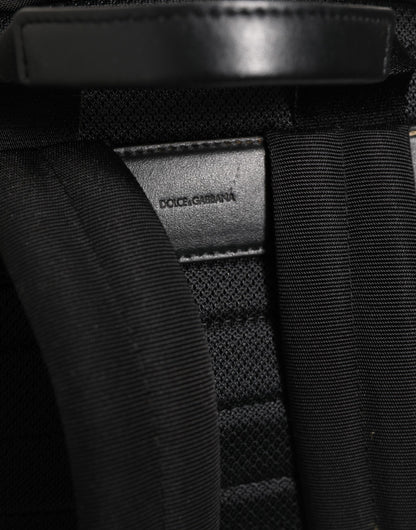 Dolce &amp; Gabbana – Schwarzer Nylon-Rucksack mit DG-Patch, für die Schule und Reisen
