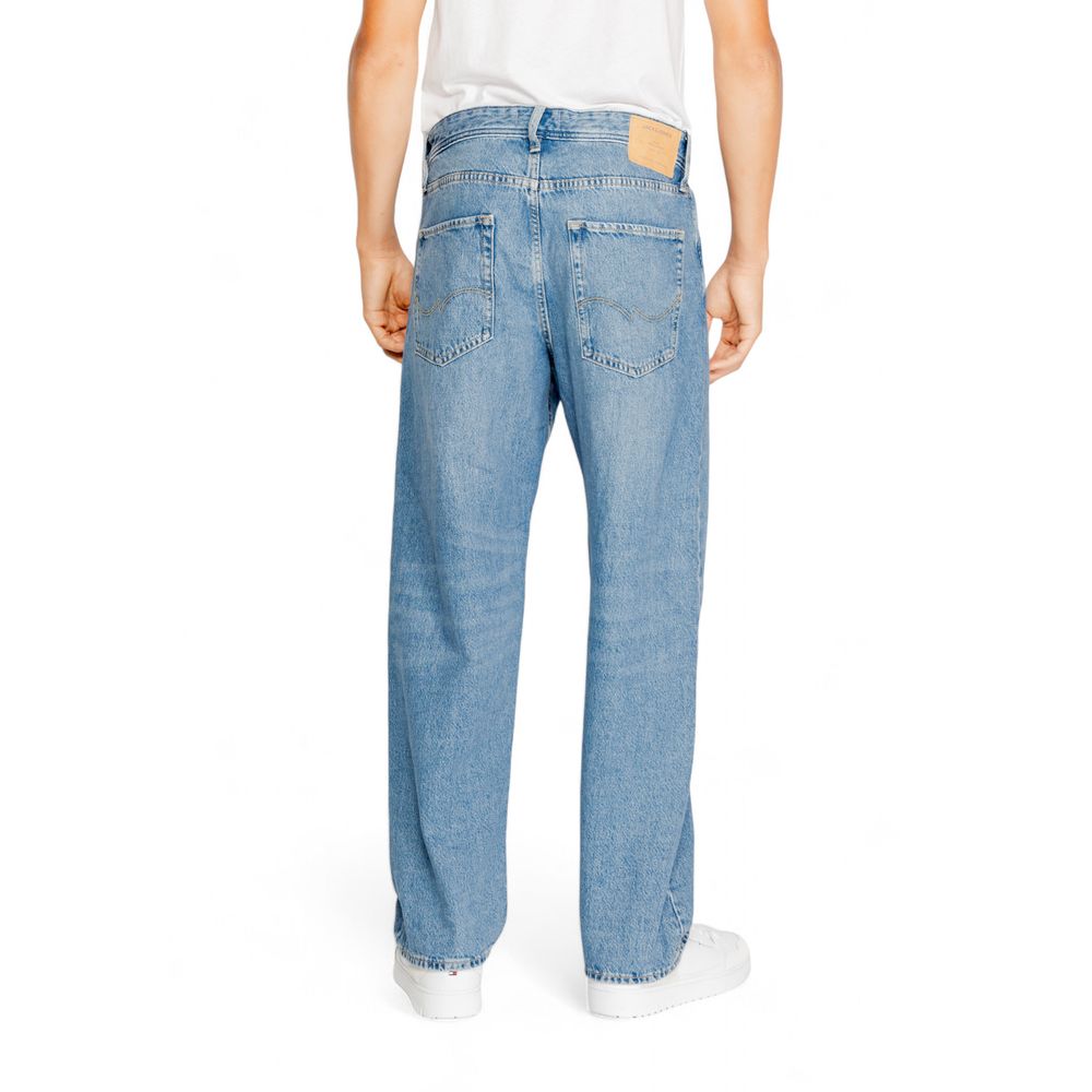 Jack Jones – Blaue Jeans aus Baumwolle mit entspannter Passform