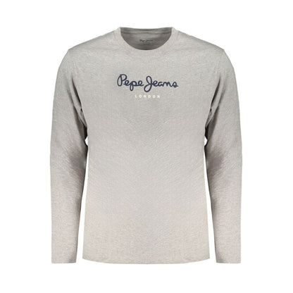 Pepe Jeans Gray Cotton T-Shirt