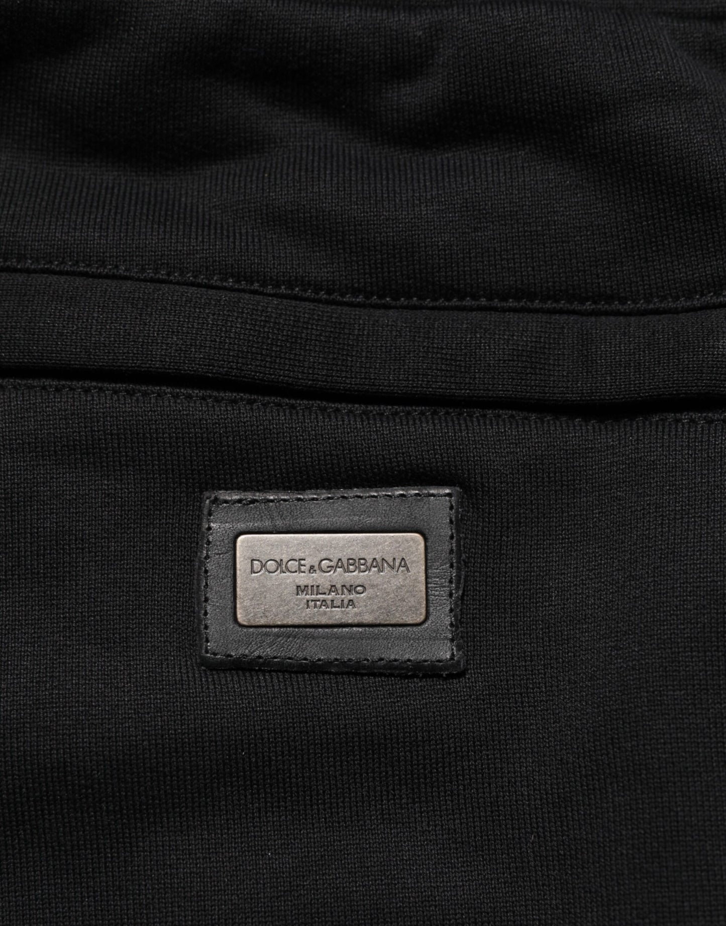 Dolce &amp; Gabbana – Schwarze Jogginghose aus Baumwolle