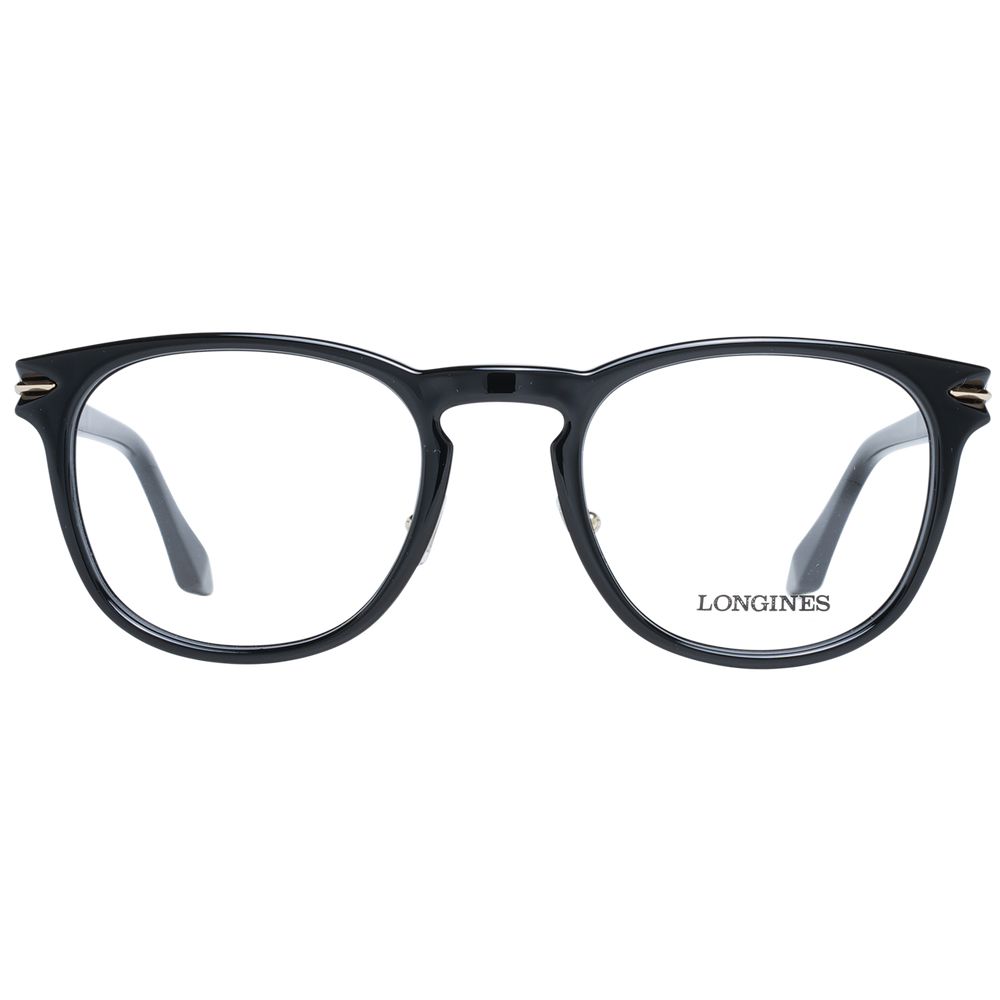 Longines Schwarze Kunststoffbrille (Gestelle)