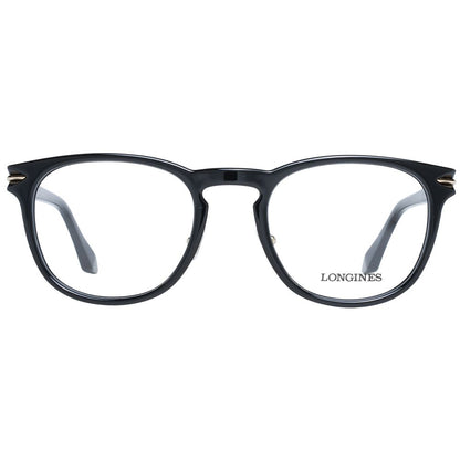 Longines Schwarze Kunststoffbrille (Gestelle)