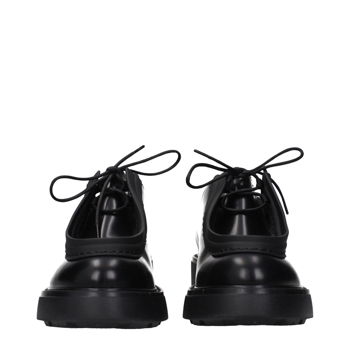 Prada – Oxfords und Derbys aus schwarzem Leder