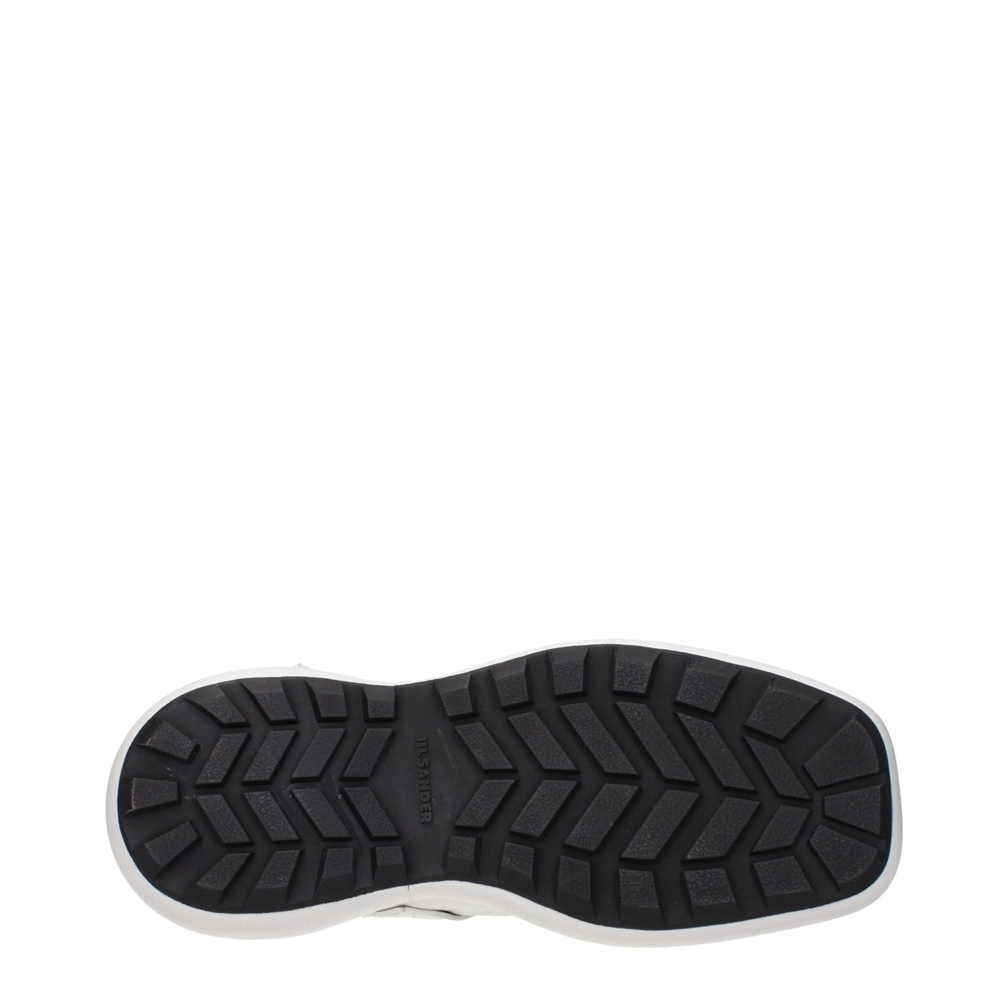 Jil Sander – Slipper aus weißem Leder